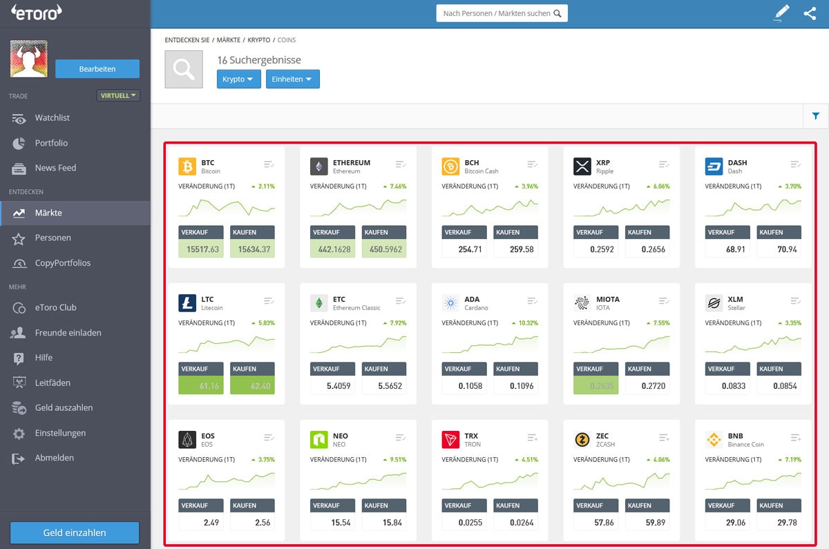 investieren in kryptowährung auf etoro