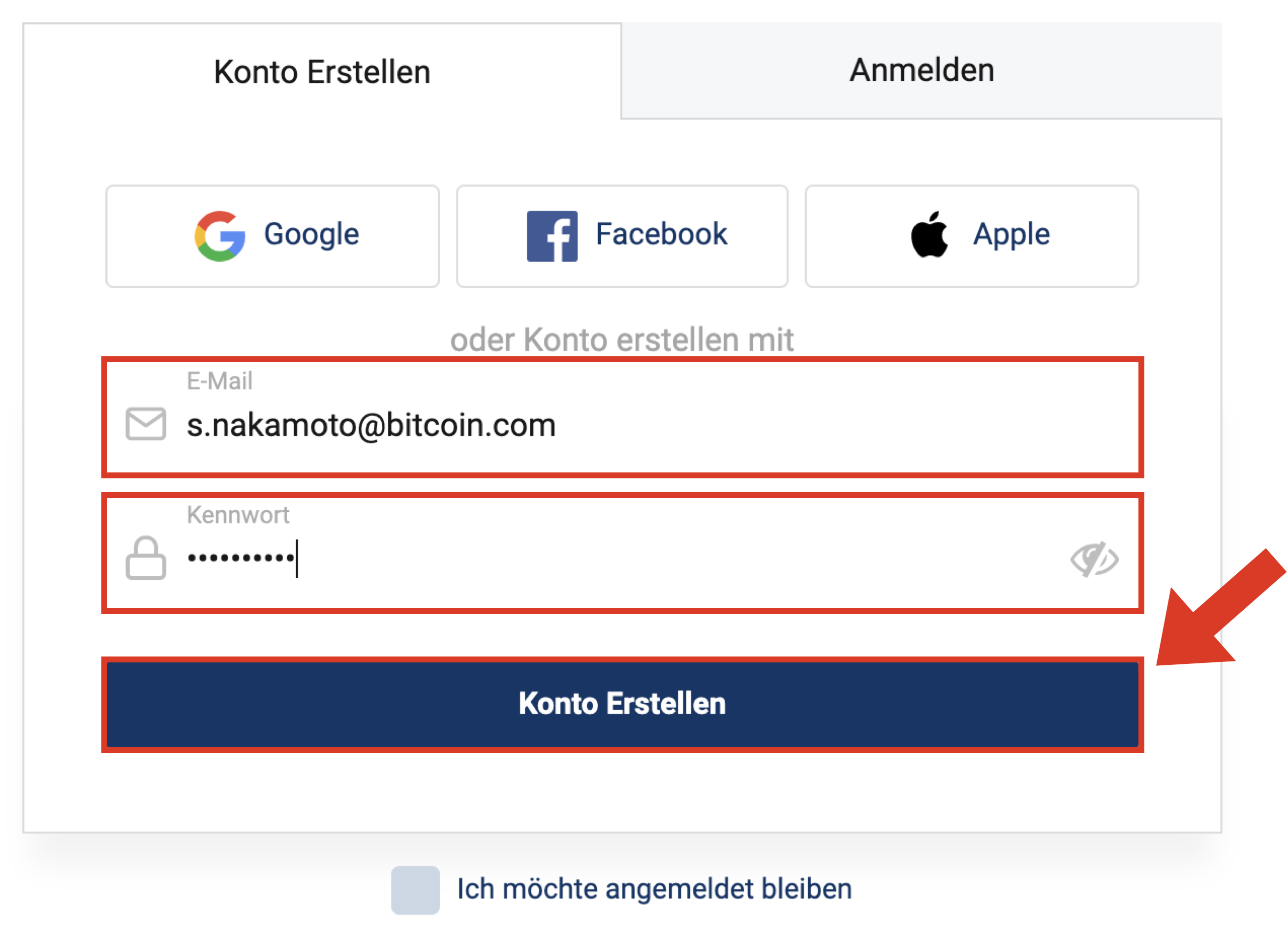 Plus500 Registrierung