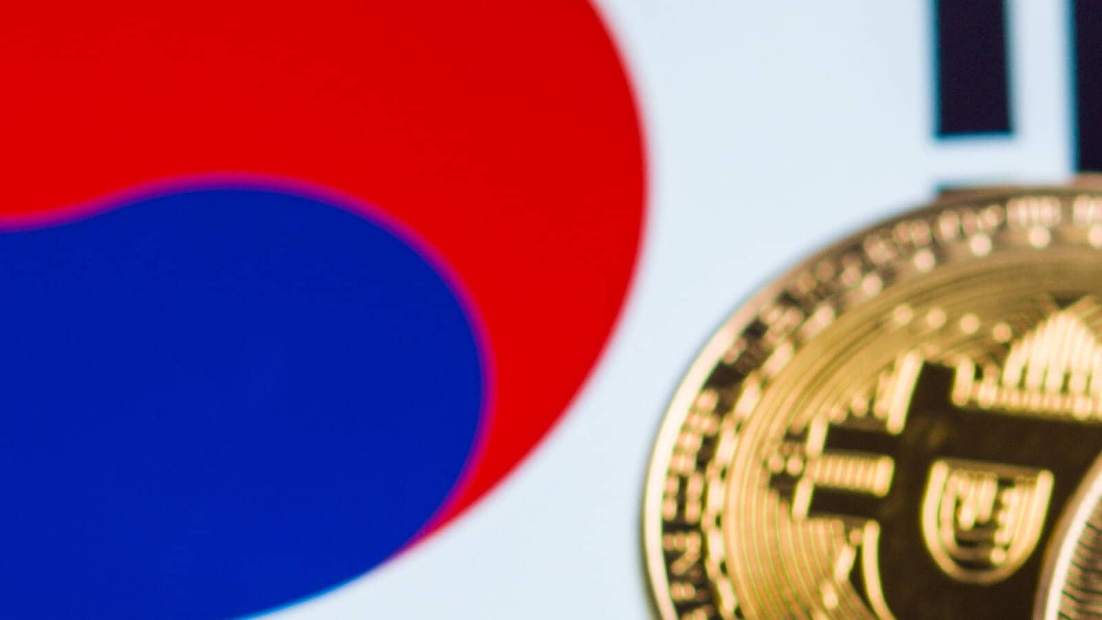 Bitcoin Flagge Südkorea