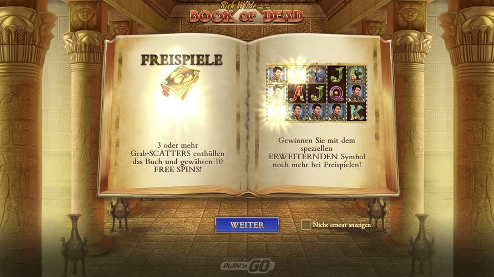 book of dead bei touchcasino