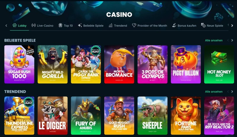 Mega Dice Spielelobby
