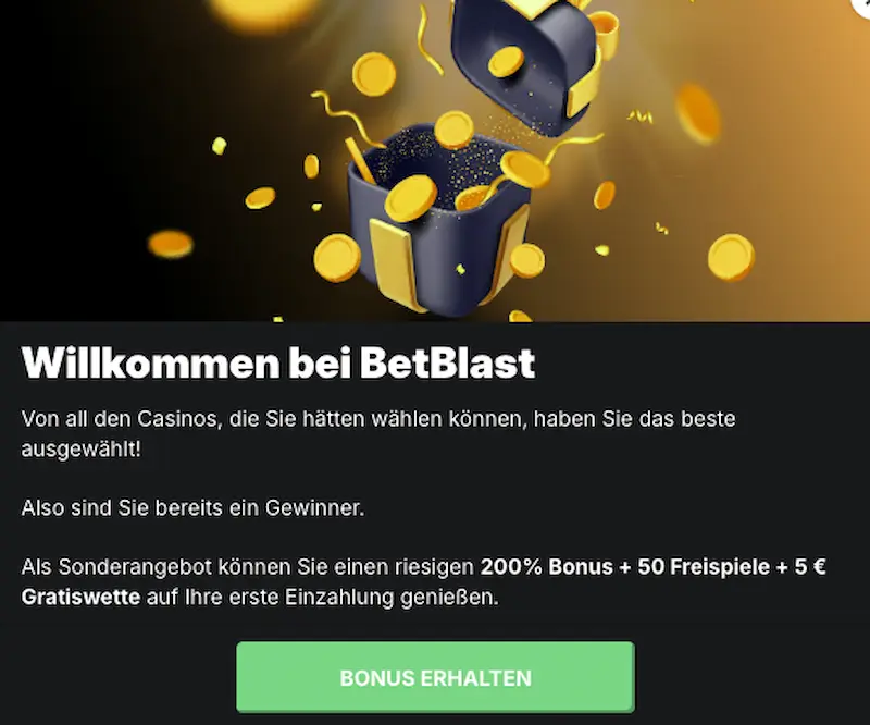 betblast casino willkommensbonus