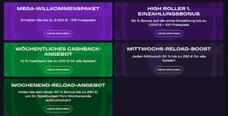 GlitchSpin Bestandskundenboni