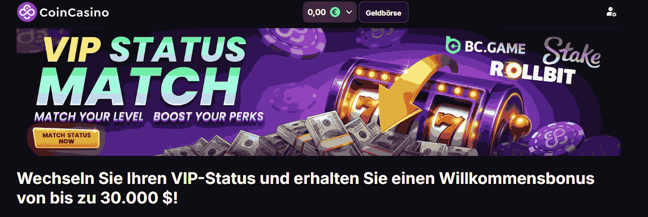 CoinCasino VIP Programm