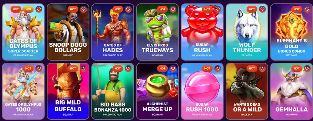 spinando spiele
