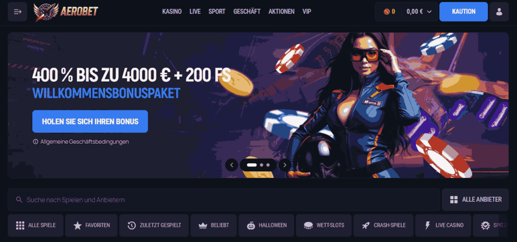 Aerobet2 Online – Ein Review für deutsche Casinospieler