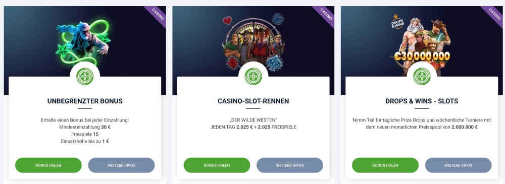 Aktionen Bestandskunden 20Bet
