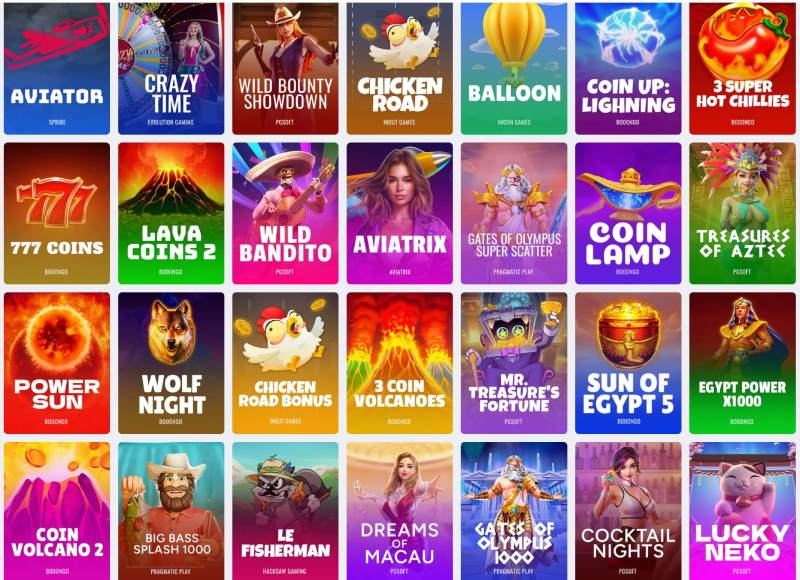 Spielelobby Top Games