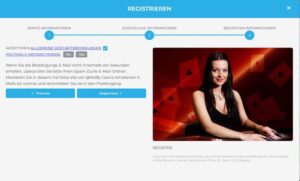 Registrierung Informationen bestaetigen