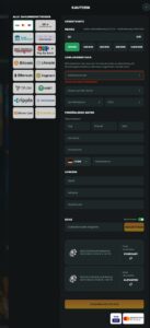 FoxSlots Registrierungsseite Schritt 2