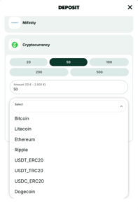 Kryptowaehrung waehlen