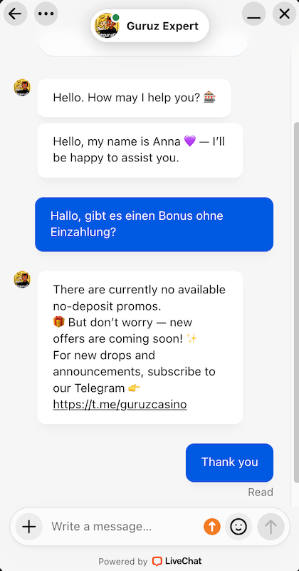 Bitguruz Live Chat