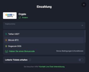 Kryptowaehrung waehlen