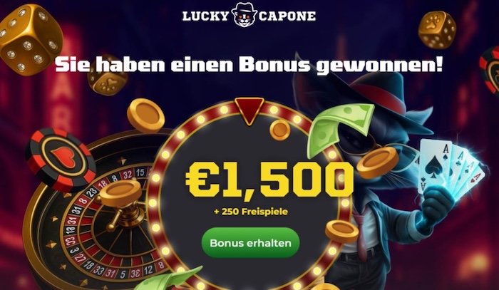 Luckycapone welcome Bonus