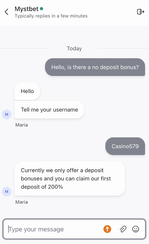 Mystbet Live Chat