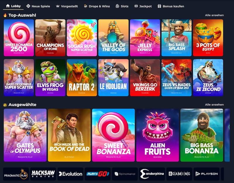 Noxino Spielelobby