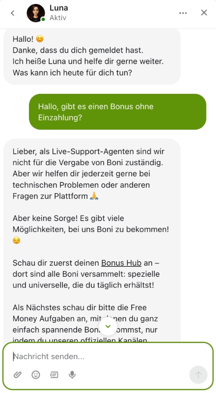 Qzino Live Chat