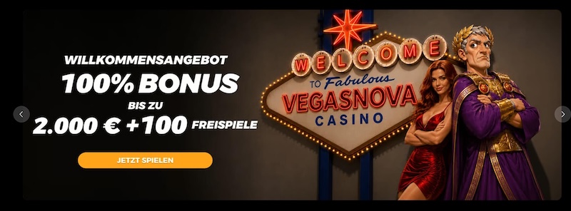 Vegas Nova Welcome Bonus