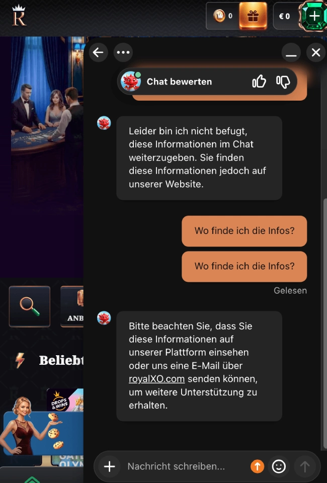 RoyalXO Live Chat