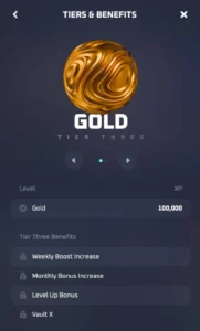 Thrill Casino Gold Level