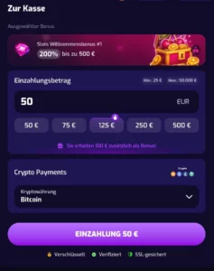 Bitcoin einzahlen Trixino